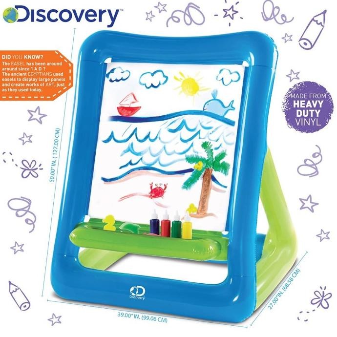 

Discovery Inflatable Artist Easel With Painting Accesories !! Ready