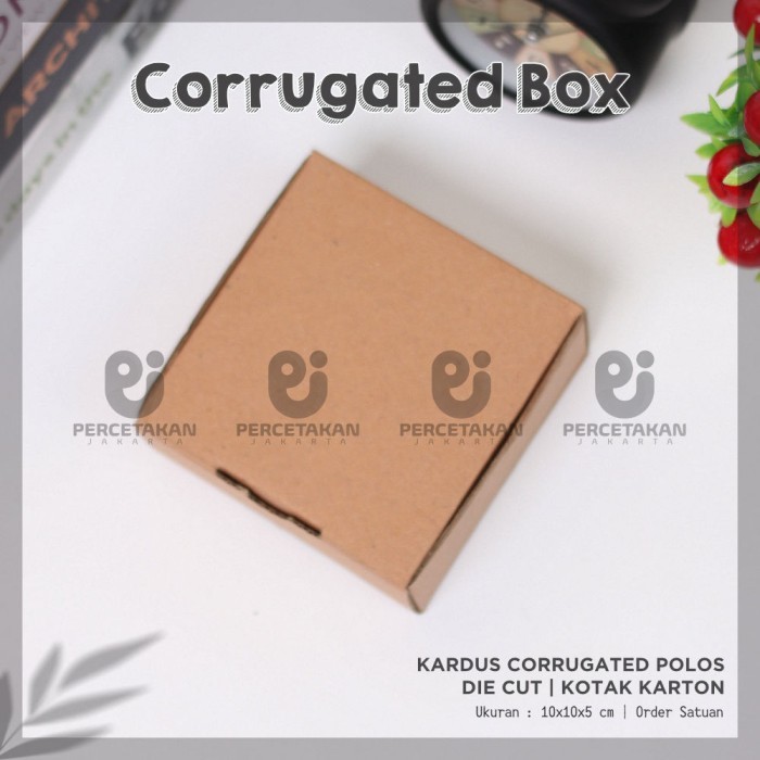 

KARDUS CORRUGATED 10X10X5 CM DIE CUT KOTAK KARTON BOX PACKING