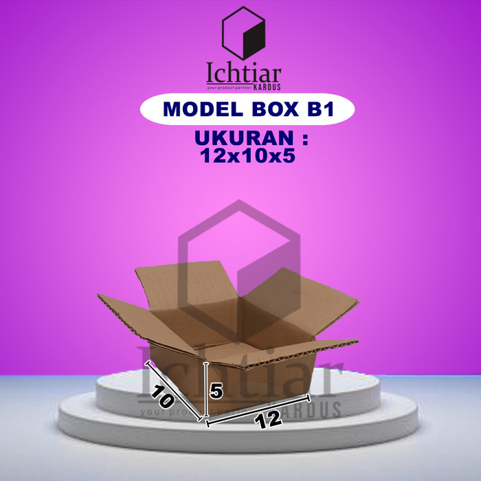 

Karton / Kardus / Box Packing Ukuran 12x10x5 Cm