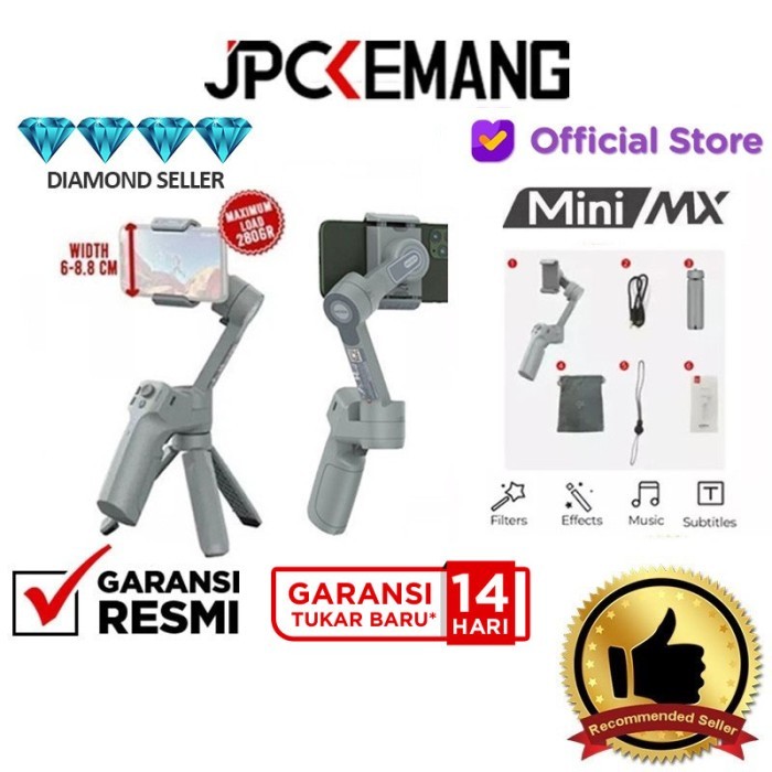 Gimbal Stabilizer HP Smartphone Moza Mini MX Gimbal HP GARANSI RESMI