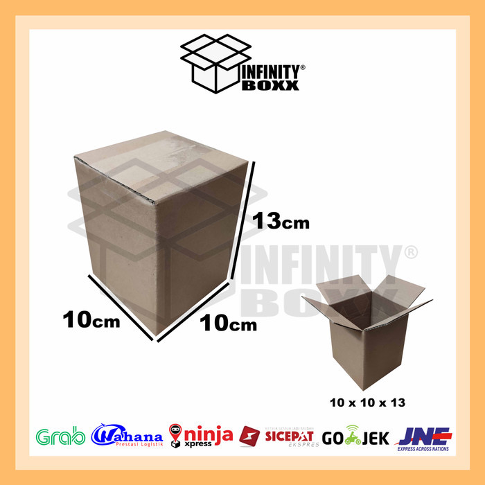 

kardus box packaging packing 10x10x13 cm