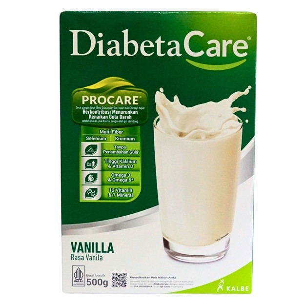 

S20466 DIABETACARE VANILLA SUSU BUBUK KHUSUS 500GR BOX MAJU BERSAMA (20241222)