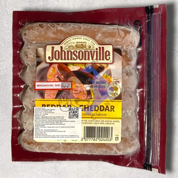 

Johnsonville Beddar With Cheddar / Sosis / Sausage