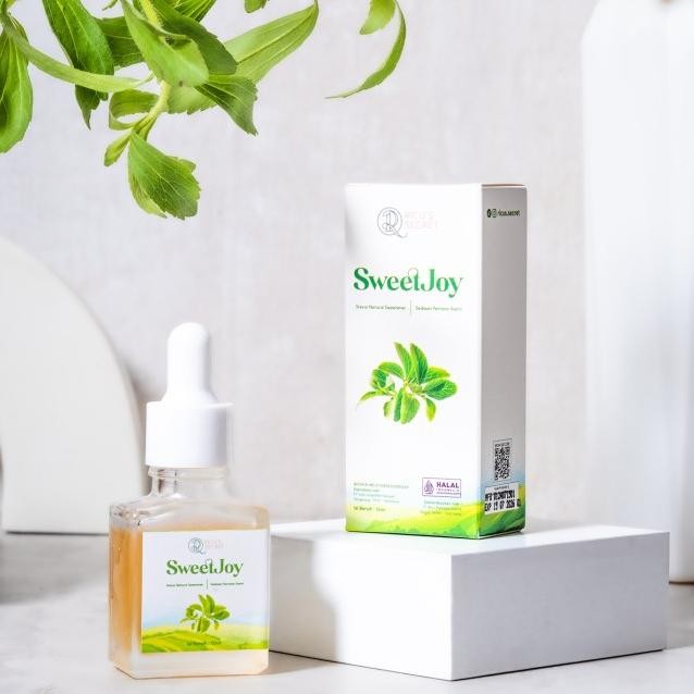 

Sweet Joy - Stevia Tetes Cair Natural Sweetener Pemanis Ala Gganti Gula Halal & Bpom 15Ml