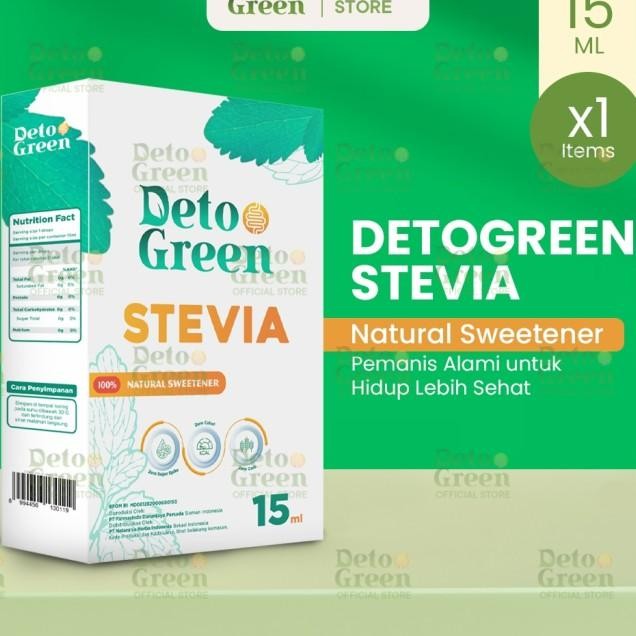 

Detogreen Stevia Natural Sweetener Gula Tetes Stevia Tetes Stevia Cair Sehat Ala Nol Kal 15Ml