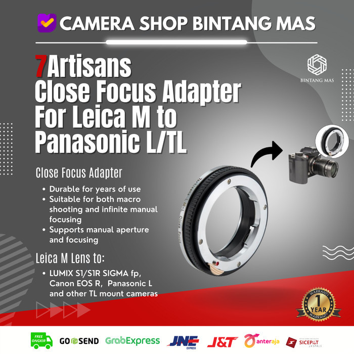 Close Adapter Leica M to Panasonic T/TL