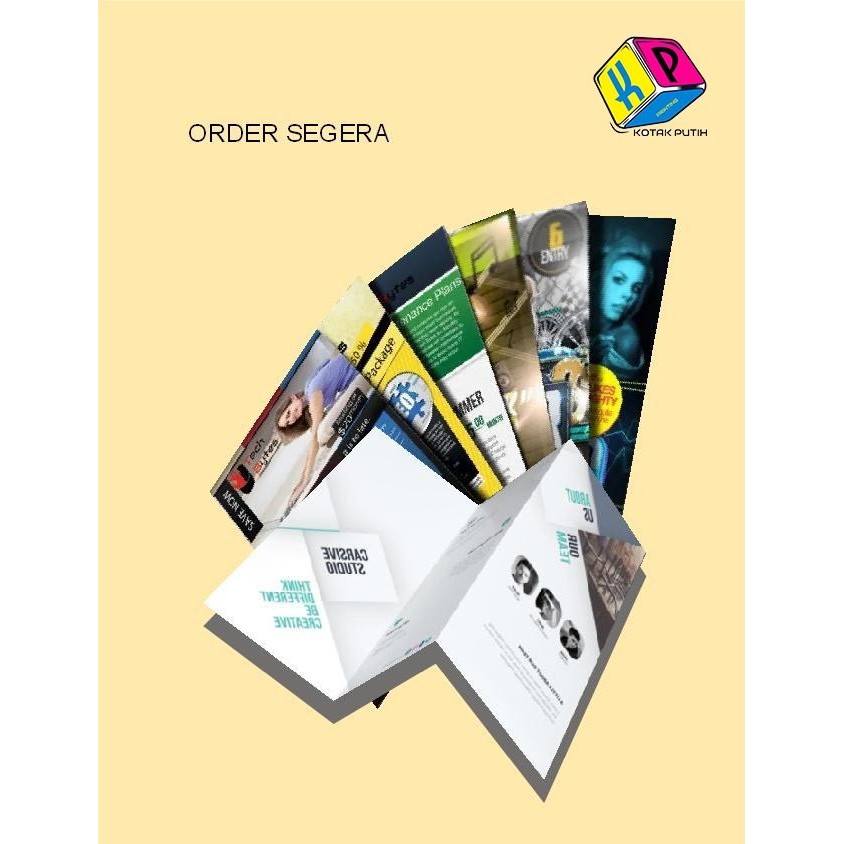 

Cetak Murah Leaflet A4 (2 Sisi) A P 120gr / 2 rim (1000lbr) + Lipat