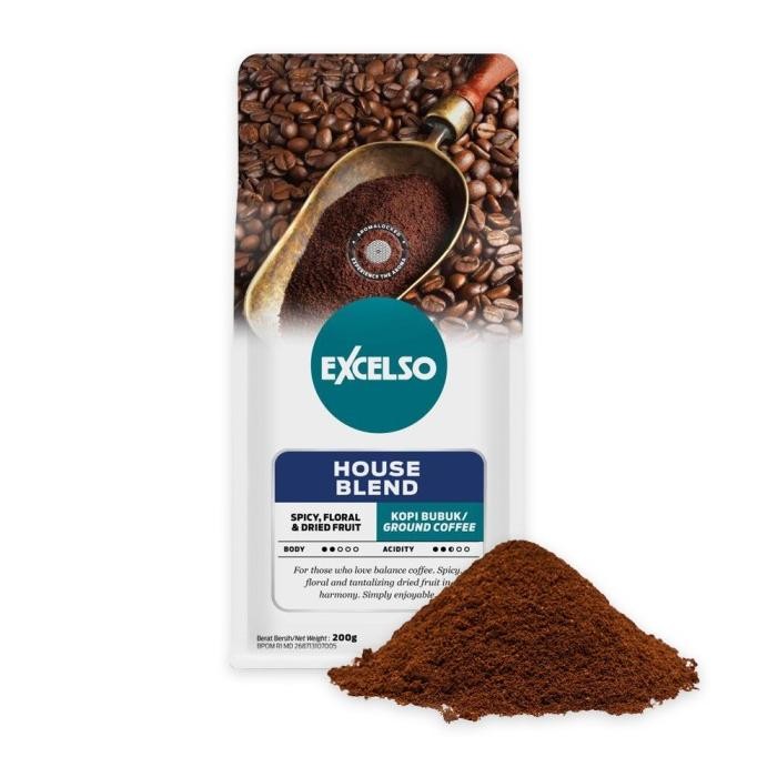 

Excelso Kopi House Blend Bubuk 200G L21JA