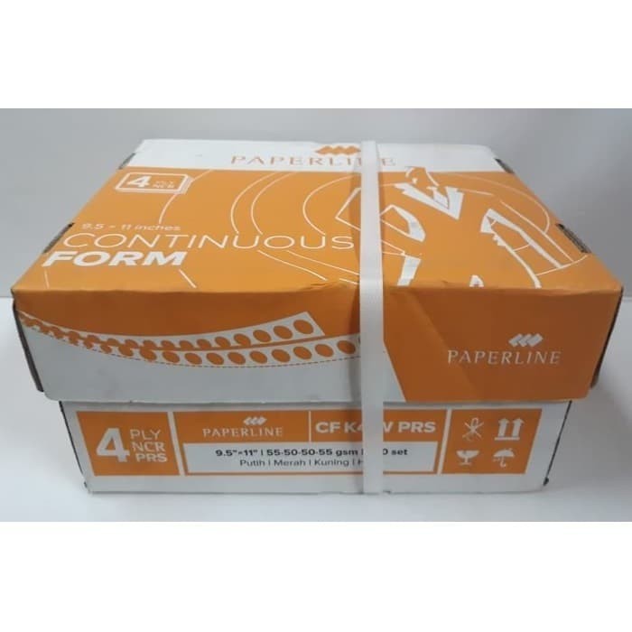 

Paperline Continuous Form 4ply : 2 PPL CF K4 W/PRS sameday / instant