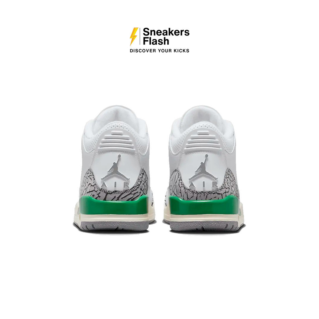 AIR JORDAN  3 Retro Lucky Green Sepatu Sneakers Wanita - CK9246136 - Size 36.5