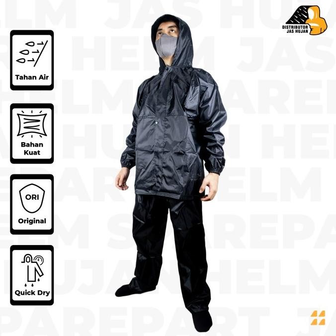 JAS HUJAN  SETELAN BAHAN TASLAN MURAH ORI DEWASA