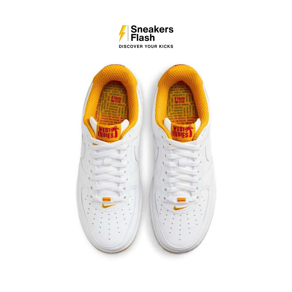 NIKE Air Force 1 Low West Indies University Gold Sepatu Sneakers Pria - DX1156101 - Size 44