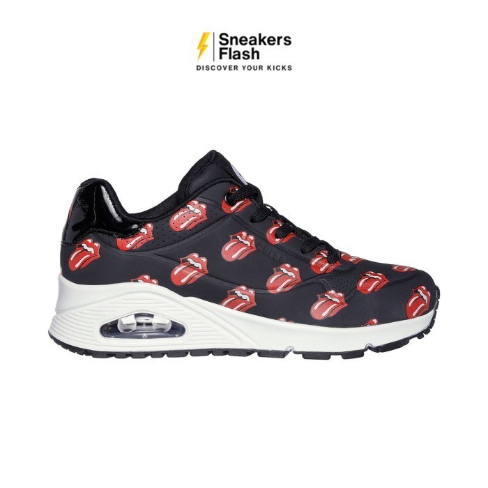 SKECHERS X Rolling Stones Uno Sepatu Sneakers Wanita - 177964BKRD - Size 37