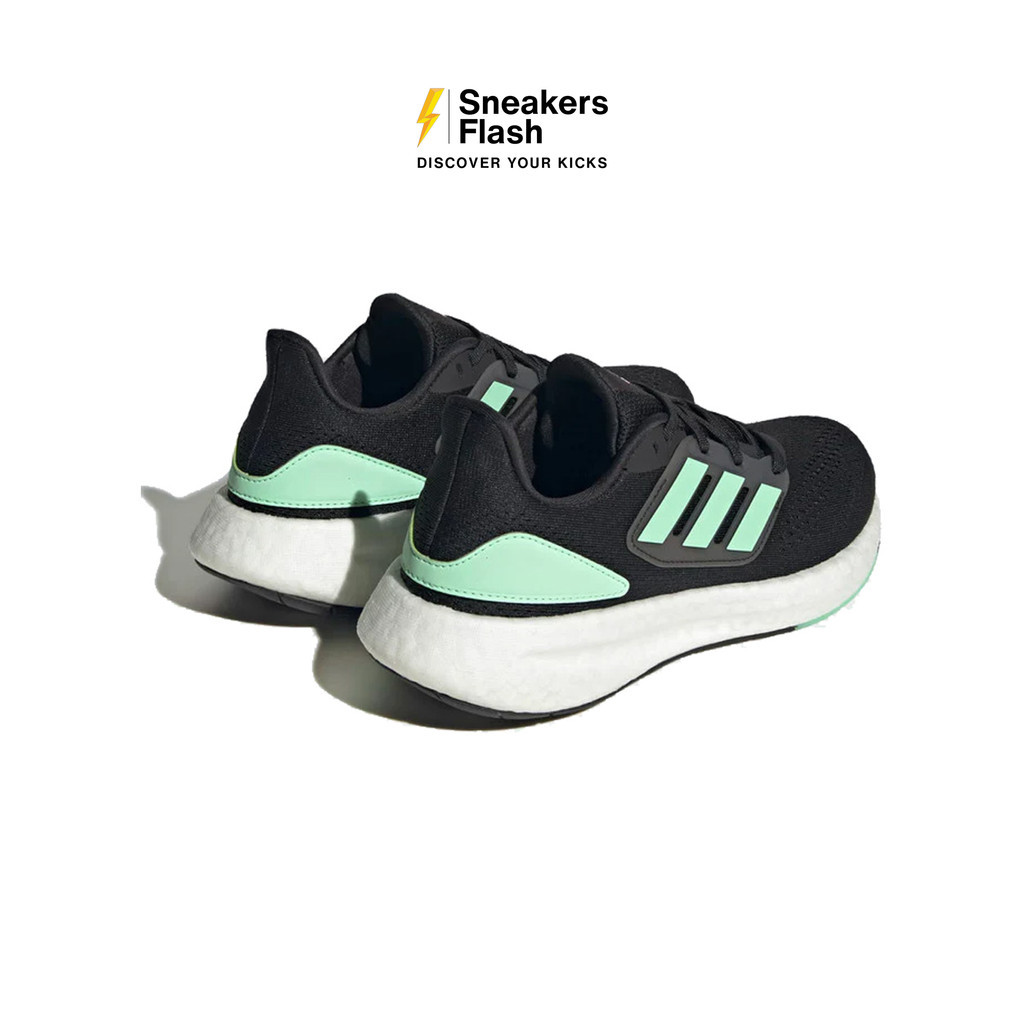 ADIDAS Pureboost 22 Black Pulse Mint Sepatu Lari Wanita - HQ8578 - Size 36.7