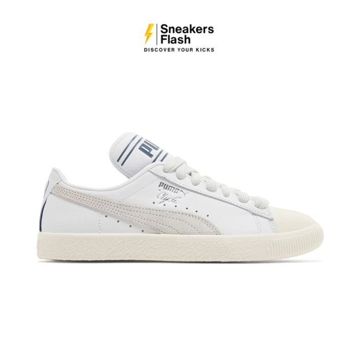 PUMA Clyde Q3 Rhuigi Pristine Sepatu Sneakers Pria - 39330501 - Size 43