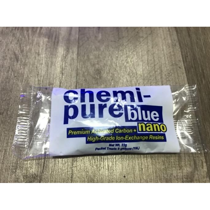 

terbaru chemipure blue nano all in one fliter media packets 22gram