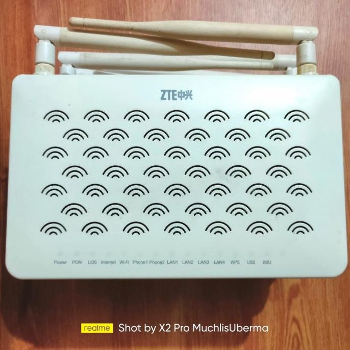 router ZTE GPON ONT F609 ZXHN wireless modem Access Point RT RW net