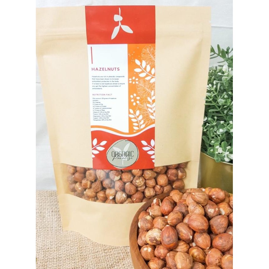 

Roasted Hazelnut 250 Gr / Kacang Hazelnut Panggang 250 Gr