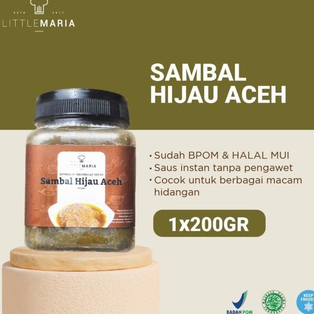 

Littlemaria Sambal Hijau Aceh 200Gr