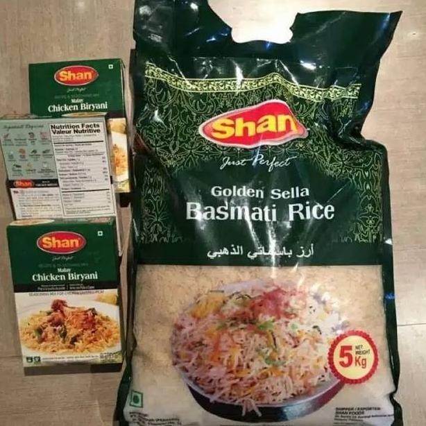 

Beras basmati shan +1paket bumbu shan beryani Os17