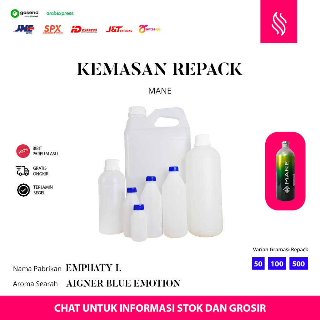 JUAL BIBIT PARFUM ASLI - MANE - EMPHATY L - REPACK