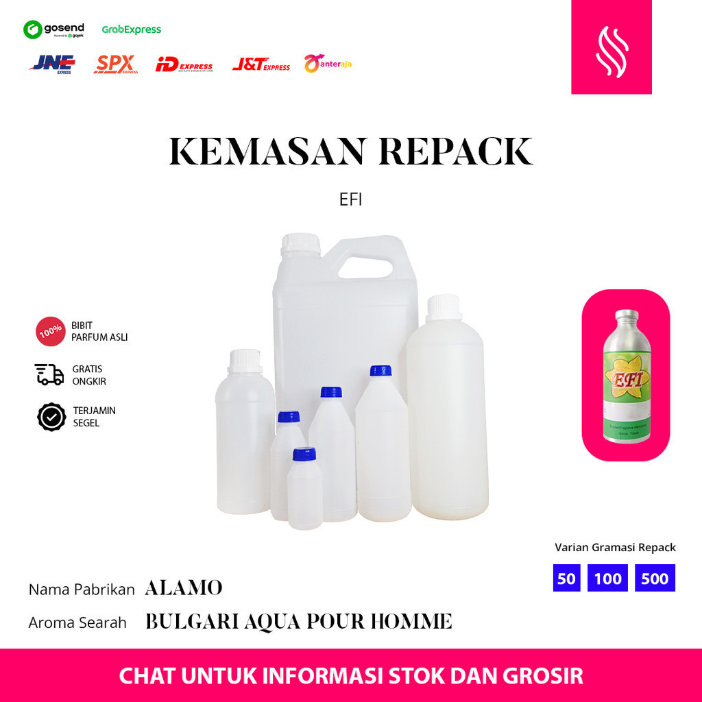 JUAL BIBIT PARFUM ASLI - EFI - ALAMO - REPACK