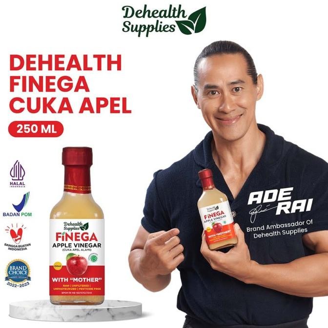 

Dehealth Supplies FINEGA CUKA APEL 250ml(botol kaca)/cuka apel asli