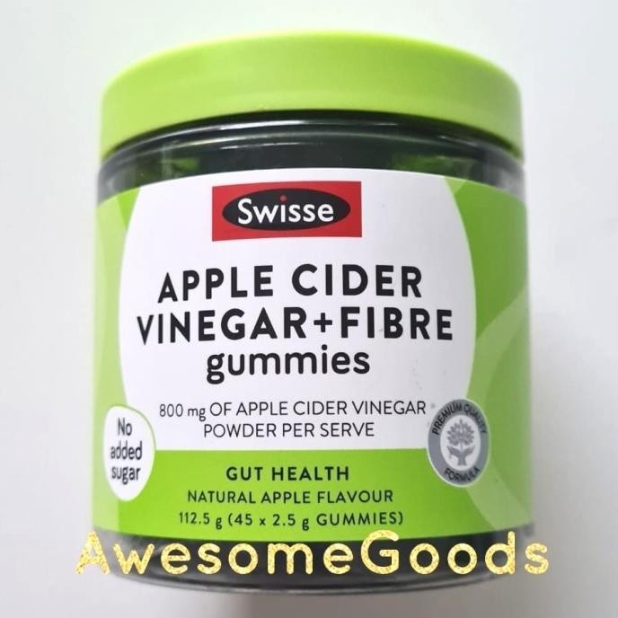 

Swisse Australia Apple Cider Vinegar + Fibre 45 Gummies
