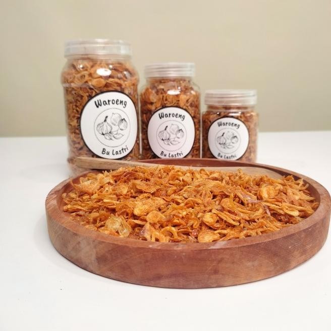 

Bawang Goreng Bu Lastri Murni Bawang Merah Ukuran Toples 500Ml