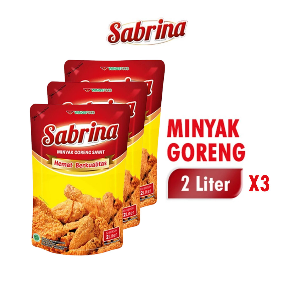 

Sabrina Minyak Goreng Pouch 2L x 3 pcs