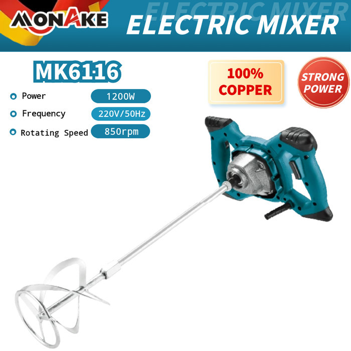MONAKE Mesin Pengaduk Cat / Paint Mixer / Electric Mixer MK6116