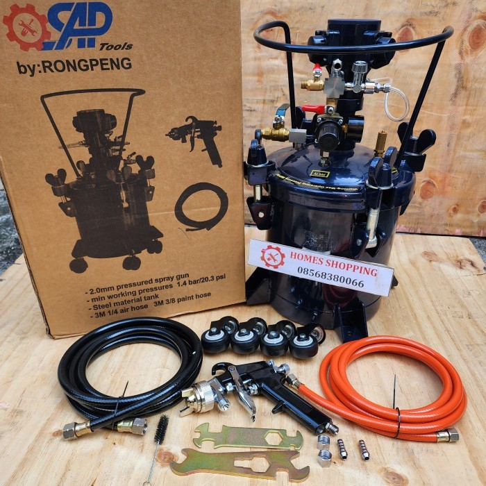 Paint Tank Paint tank 20 L pengaduk cat 20 Ltr cat pressure tank 20