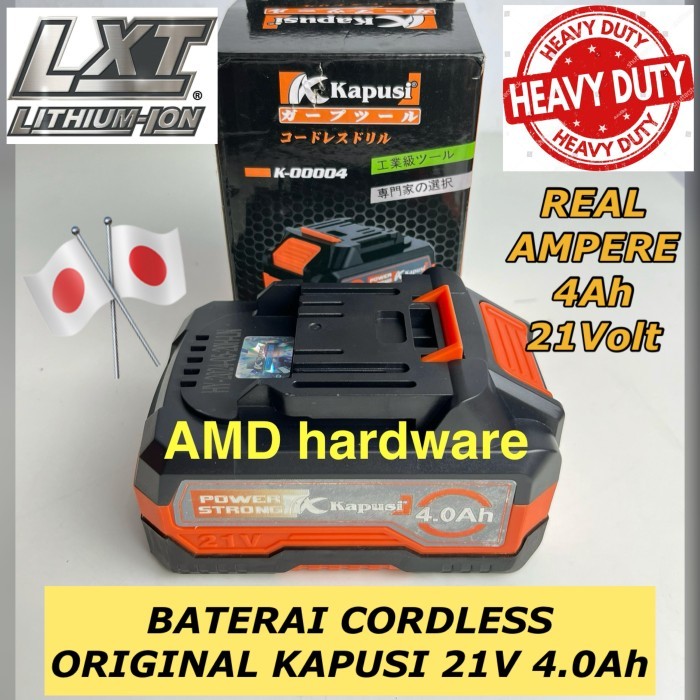ORIGINAL KAPUSI JAPAN BATERAI LXT 21V 4Ah 3Ah MESIN CORDLESS BOR IMPACT WRENCH GERINDA CIRCULAR SAW