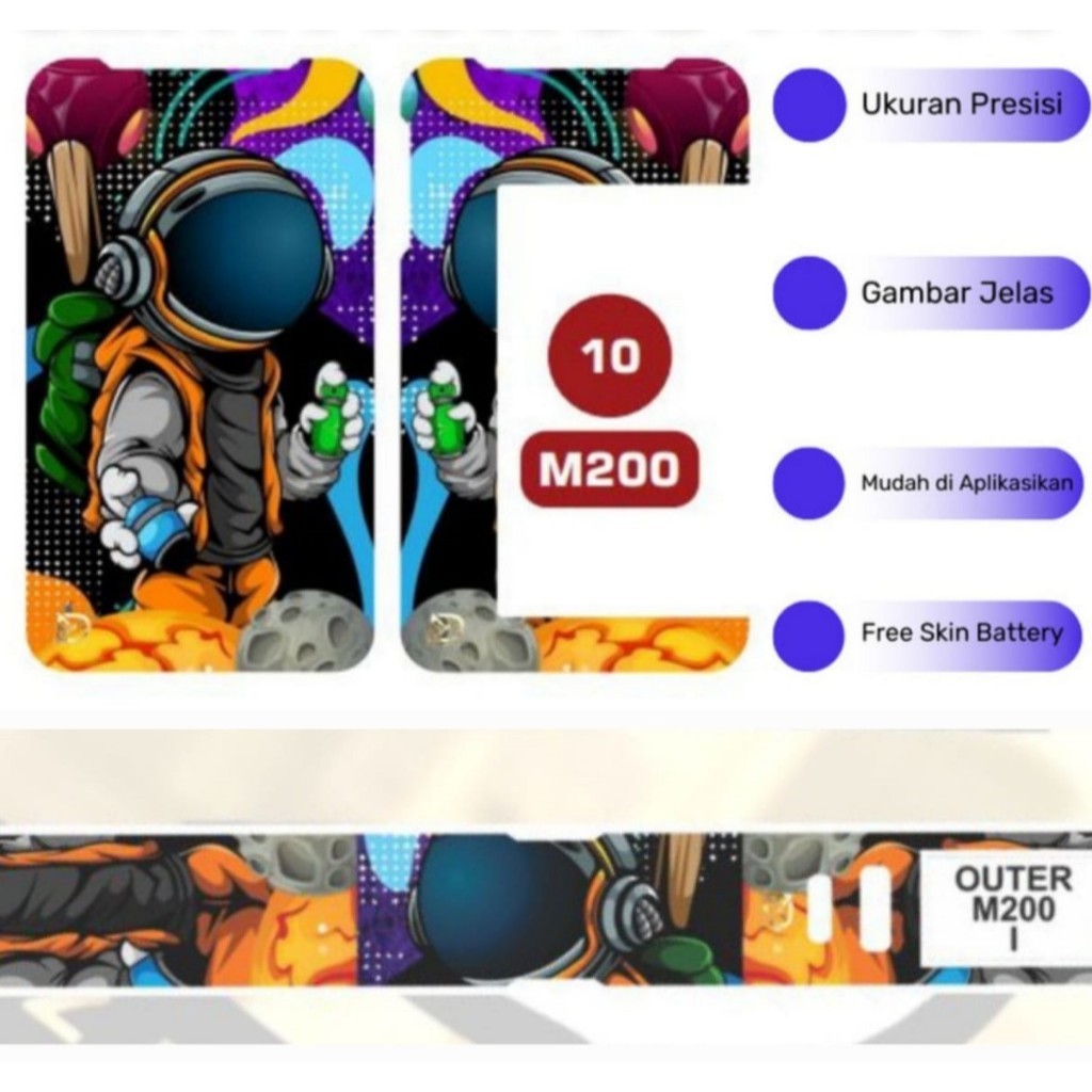 

Wrap* Kertas Tempel M200 Stiker Label Fs 010 Wrap Skin Stiker Garksin CUSTOM Gratis (2pcs)