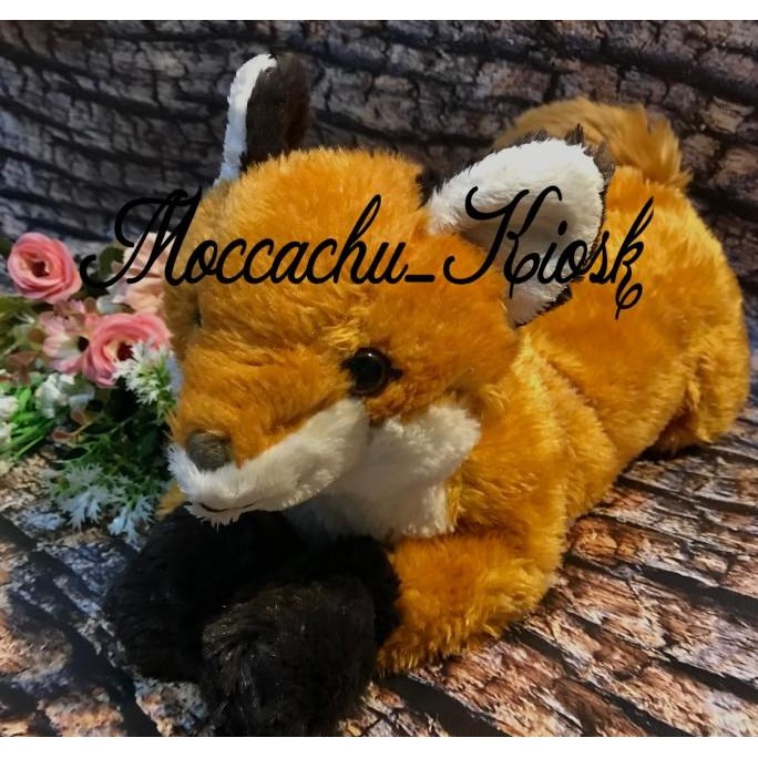 Original Sunlemon Plush Doll HizaKitzune Fox Brown/boneka rubah coklat
