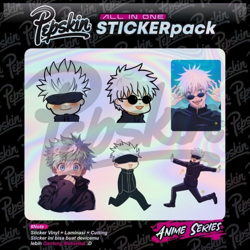 

Wrap* Pack Hologram Jjk Gojo 02 Wrap Skin Stiker Garksin CUSTOM Gratis (2pcs)