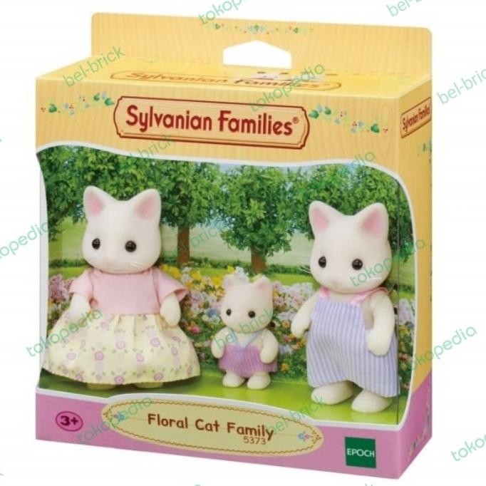 Sylvanian Families Floral Cat Family
