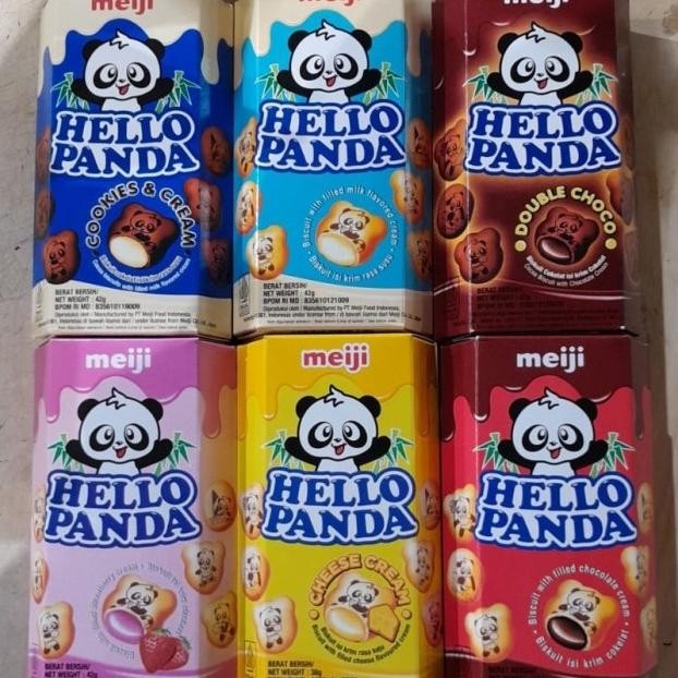 

Meiji Hello Panda Biskuit Isi Krim 10 Pcs @ 42 Gram