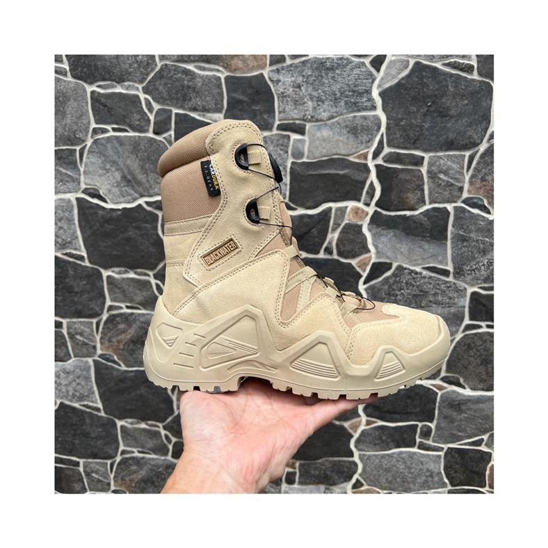 Sepatu Polisi Pdl Pdh Satpam Satpol Pp Combat Boots Blackwater Hiblw [Putar] 9Inch Gurun Pria Keren