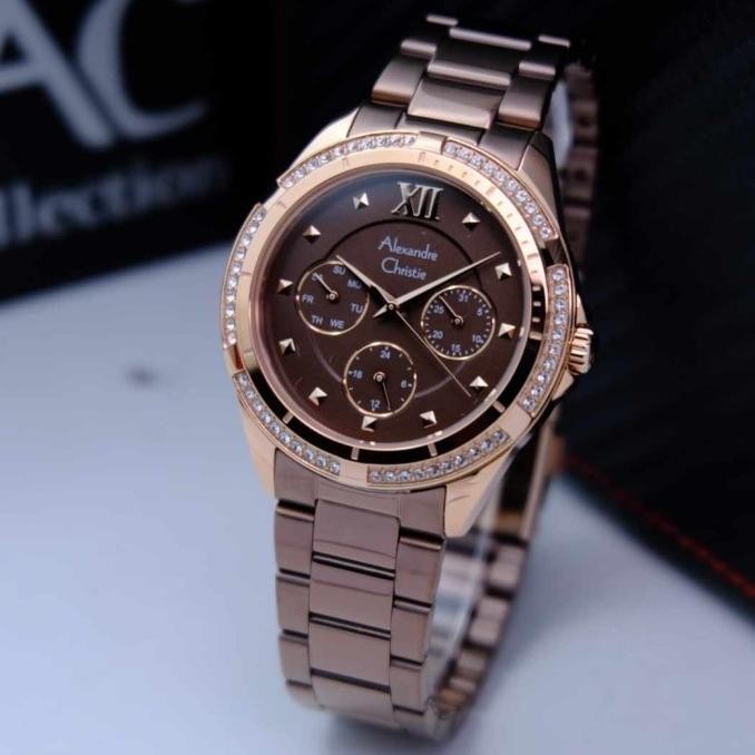ALEXANDRE CHRISTIE AC2644 BF / AC 2644 SILVER KOMBINASI ROSEGOLD