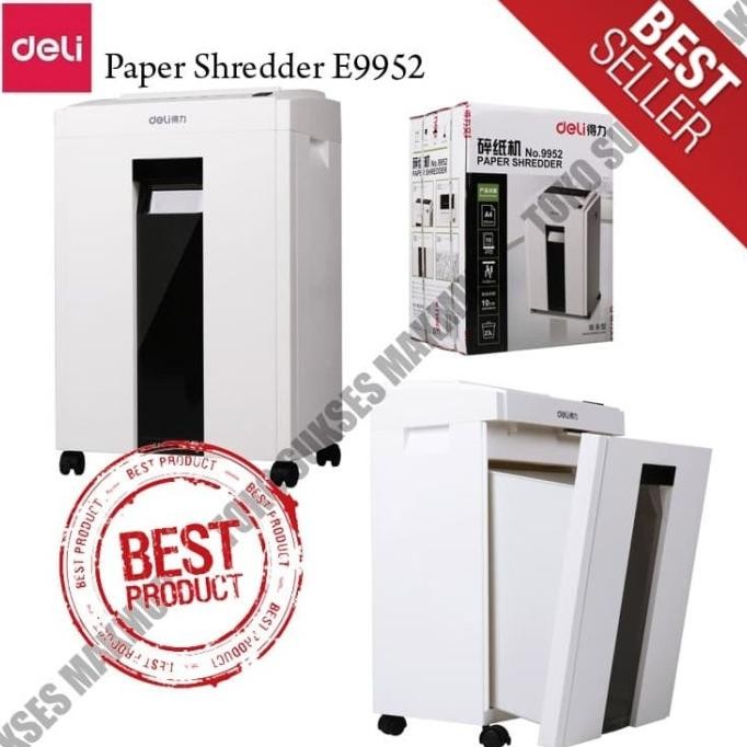 Penghancur Kertas DELI E9952 - Paper Shredder DELI E9952