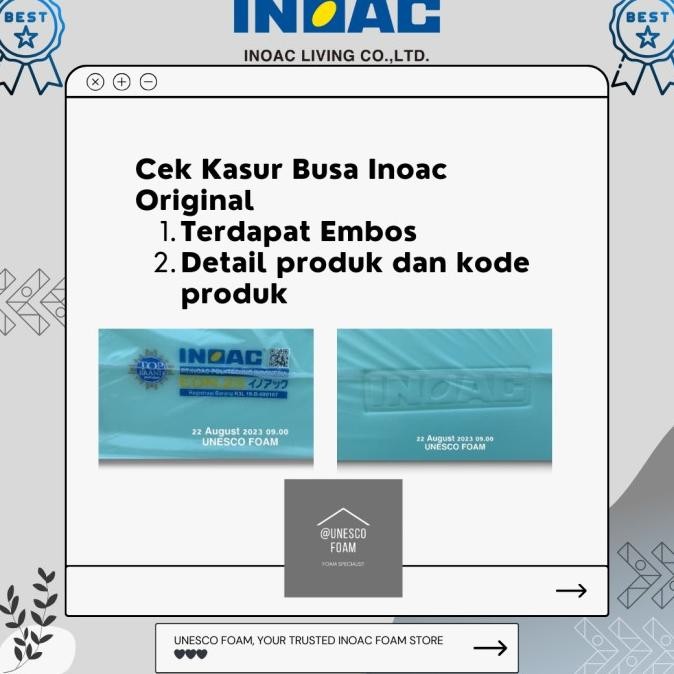 Kasur Inoac 200x160x20 EON D23 Kasur Busa Inoac Garansi 10 Tahun