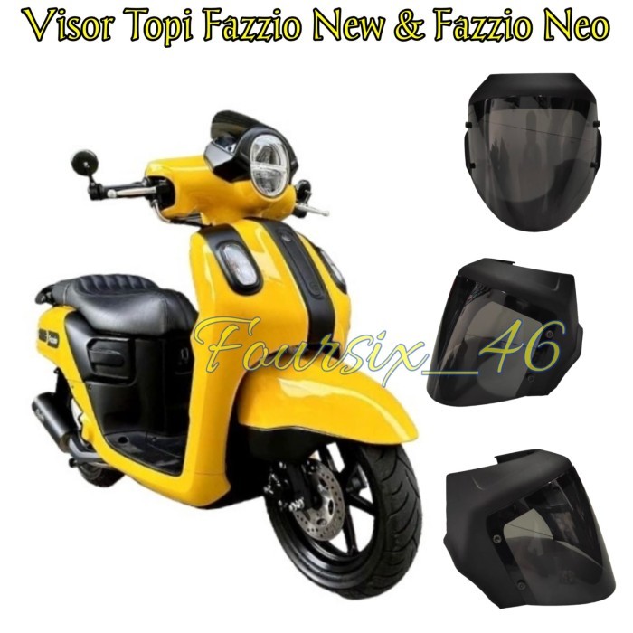 WINDSHIELD VISOR FAZZIO NEW THAILAND TERMURAH