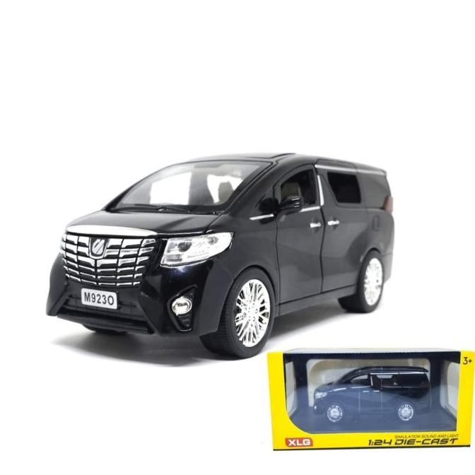 Diecast XLG Miniatur Mobil Toyota Alphard Skala 1:24