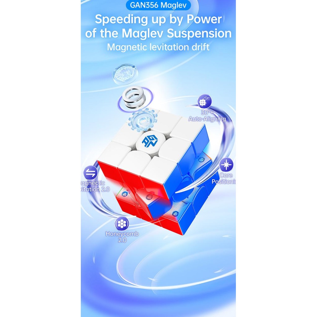 Rubik 3X3 Gan 356 M Maglev Stierless