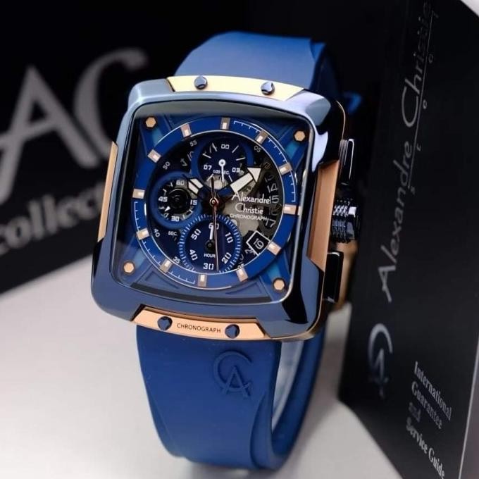 ALEXANDRE CHRISTIE ORIGINAL AC3039 AC 3039 JAM TANGAN PRIA