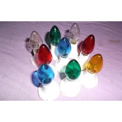 Lampu Cabe E12 / Lampu Hias Candle Warna Warni