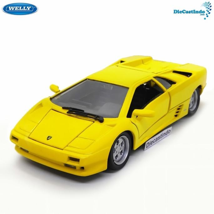 Nex Welly 1:24 Lamborghini Diablo Kuning