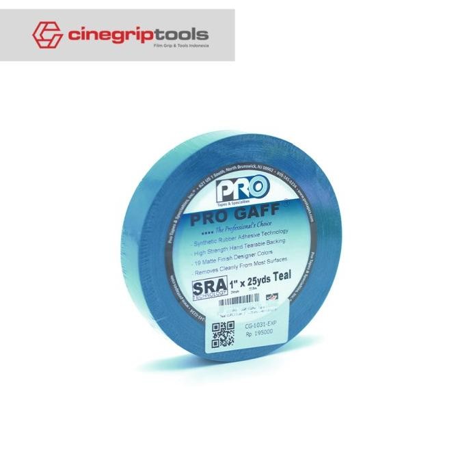 

TERLARIS - Pro Gaff, Gaffer Tape Fluorescent (UPC) Size: 1" x 25yds/2.4Cm x 23M