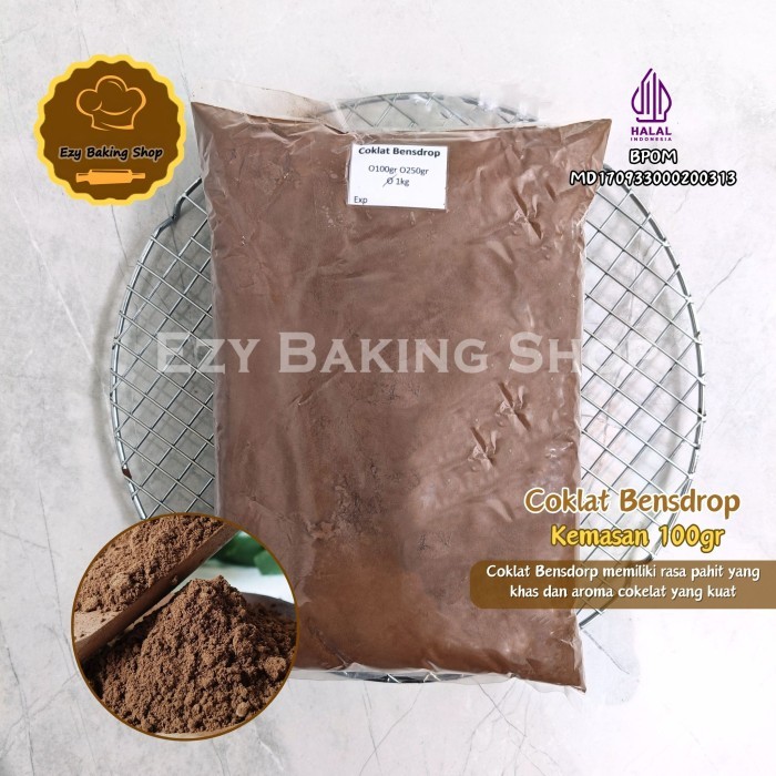 

Coklat Bubuk Bensdrop 1kg - Coklat bubuk premium 22/24